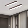 Ainoxel Wooden Flush Mount Ceiling Light - living area ceiling lamp