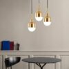 Aroldo Scandinavian Modern Acorn Pendant Lamp - coffee table pendant