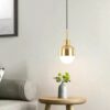 Aroldo Scandinavian Modern Acorn Pendant Lamp - living room pendant