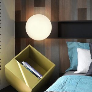 Aslinka Round Globe Ceiling Lamp - bedroom ceiling lamp