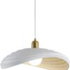 Bolander Wabi-Sabi Wavy Terraced Ricefields Pendant Lamp - white