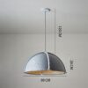 Crudrupp Felt Dome Pendant Lamp - restaurant pendant lamp