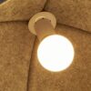 Crudrupp Felt Dome Pendant Lamp - warm glow