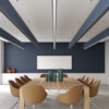 Crulibbo Modern Felt Linear Pendant Lamp - dining hall pendant light