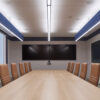 Crulibbo Modern Felt Linear Pendant Lamp - meeting room light