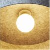 Cruutona Wide Felt Wooden Dome Pendant Lamp - light source of pendant