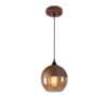 Emblari Scandinavian Glass Jar Pendant Lamp - round pendant lamp