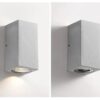 Ernarj Rectangular Twin Shine Cement Wall Lamp - cement wall lights