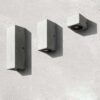 Ernarj Rectangular Twin Shine Cement Wall Lamp - outdoor wall