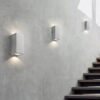 Ernarj Rectangular Twin Shine Cement Wall Lamp - stairways wall