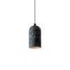 Esbenri Terrazzo Dome Pendant Lamp - black pendant light