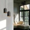 Esbenri Terrazzo Dome Pendant Lamp - living room black pendant