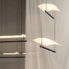 Eyvindur Linear Line And Thin Sheet Pendant Lamp - corridor lamp