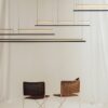 Eyvindur Linear Line And Thin Sheet Pendant Lamp - exhibition lamp