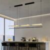 Eyvindur Linear Line And Thin Sheet Pendant Lamp - kitchen pendant