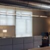 Eyvindur Linear Line And Thin Sheet Pendant Lamp - office room