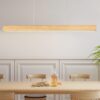 Faylinda Wooden Linear Pendant Lamp - dining table pendant lamp