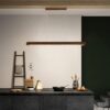 Faylinda Wooden Linear Pendant Lamp - kitchen pendant lamp
