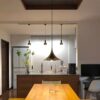 Gusti Modern Sleek Trumpet Pendant Lamp - kitchen lighting