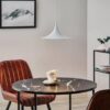 Gusti Modern Sleek Trumpet Pendant Lamp - sleek home lighting