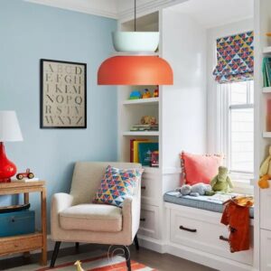Hagström Scandinavian Colourful Pop Pendant Lamps - side table