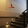 Herja Modern Industrial Pop Cement Pendant Lights - staircase