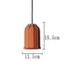 Herja Modern Industrial Pop Cement Pendant Lights - tall cone