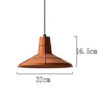 Herja Modern Industrial Pop Cement Pendant Lights - wide triangle