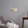 Herleifr Folded Pleats Organic Nature Pendant Lamp - parlor pend