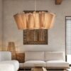 Herleifr Folded Pleats Organic Nature Pendant Lamp - studio lamp
