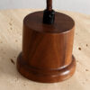 Holmlund Wabi-Sabi Travertine Stone Pendant Lamp - Brown wood