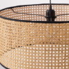 Krestedeen Rattan Single Layer Pendant Lamp - closeup of pendant