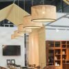 Krestedeen Rattan Single Layer Pendant Lamp - living room pendant lamp