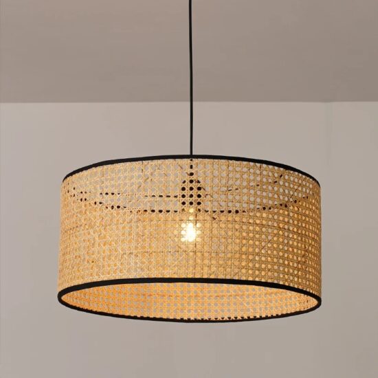 Krestedeen Rattan Single Layer Pendant Lamp - rattan pendant