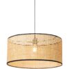 Krestedeen Rattan Single Layer Pendant Lamp - rattan pendant lamp