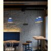 Krestenno Rattan and Cloth Triple Tier Pendant Lamp - cafe lamp