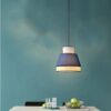 Krestenno Rattan and Cloth Triple Tier Pendant Lamp - dining