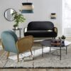 Kresyman Rattan and Cloth Multi-tier Pendant Lamp - living room