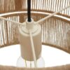Kristoda Triple Layered Rope Drum Pendant Lamp - ceiling rattan lamp
