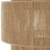 Kristoda Triple Layered Rope Drum Pendant Lamp - closeup