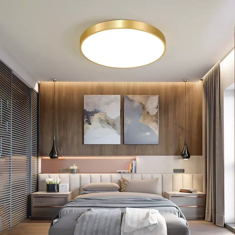 Livoana Modern Round and Slim Ceiling Lamp Livoana Modern Round and Slim Ceiling Lamp - dorm room ceiling lamp