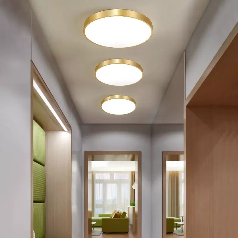 Livoana Modern Round and Slim Ceiling Lamp Livoana Modern Round and Slim Ceiling Lamp - entrance ceiling lamp