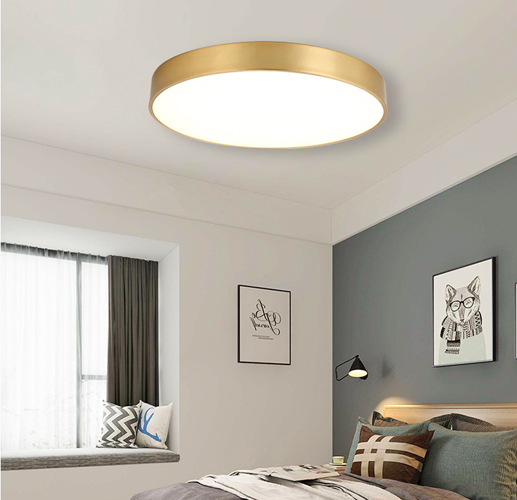Livoana Modern Round and Slim Ceiling Lamp Livoana Modern Round and Slim Ceiling Lamp - living room ceiling lamp