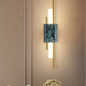 Lykke Marble Twin Stick Wall Lamp - living room wall lamp