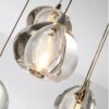 Norlick Lux Crystal Gems Modern Chandelier Lamp - crystal chandelie