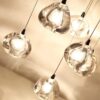 Norlick Lux Crystal Gems Modern Chandelier Lamp - crystal lamp
