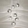 Norlick Lux Crystal Gems Modern Chandelier Lamp - crystal light