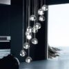 Norlick Lux Crystal Gems Modern Chandelier Lamp - hallway lamp