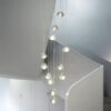 Norlick Lux Crystal Gems Modern Chandelier Lamp - stairway pendant lamp
