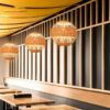 Rattami Rattan Round Ball Pendant Lamp - bar pendant lamp